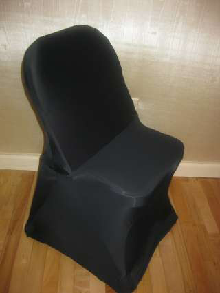 black spandex chair cover for folding chair
